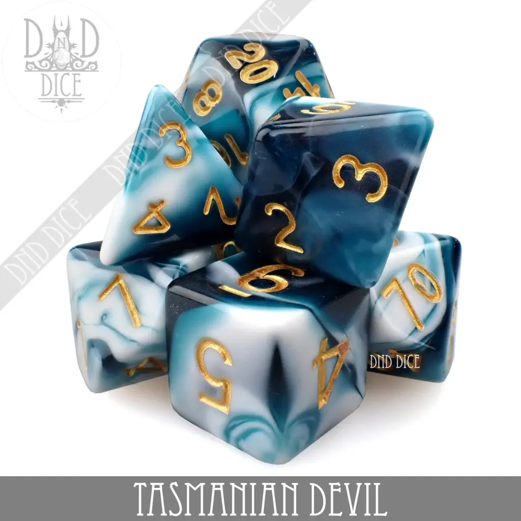 King of Crits: Tasmanian Devil 7 Dice Set