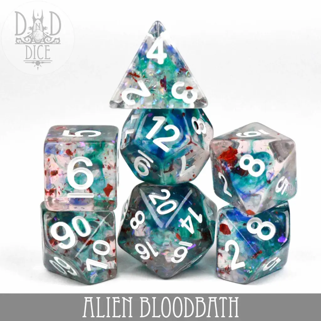 King of Crits: Alien Bloodbath 7 Dice Set
