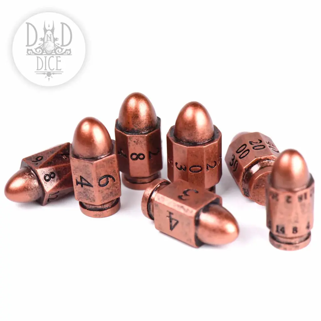 King of Crits: Pocket Full of Shells 7 Dice Set
