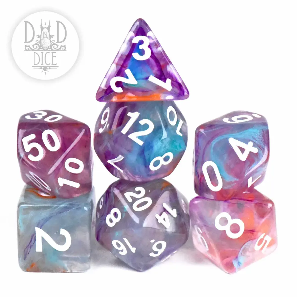 King of Crits: Mycelium Network 7 Dice Set
