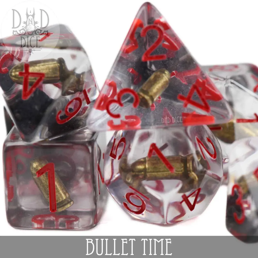 King of Crits: Bullet Time 7 Dice Set