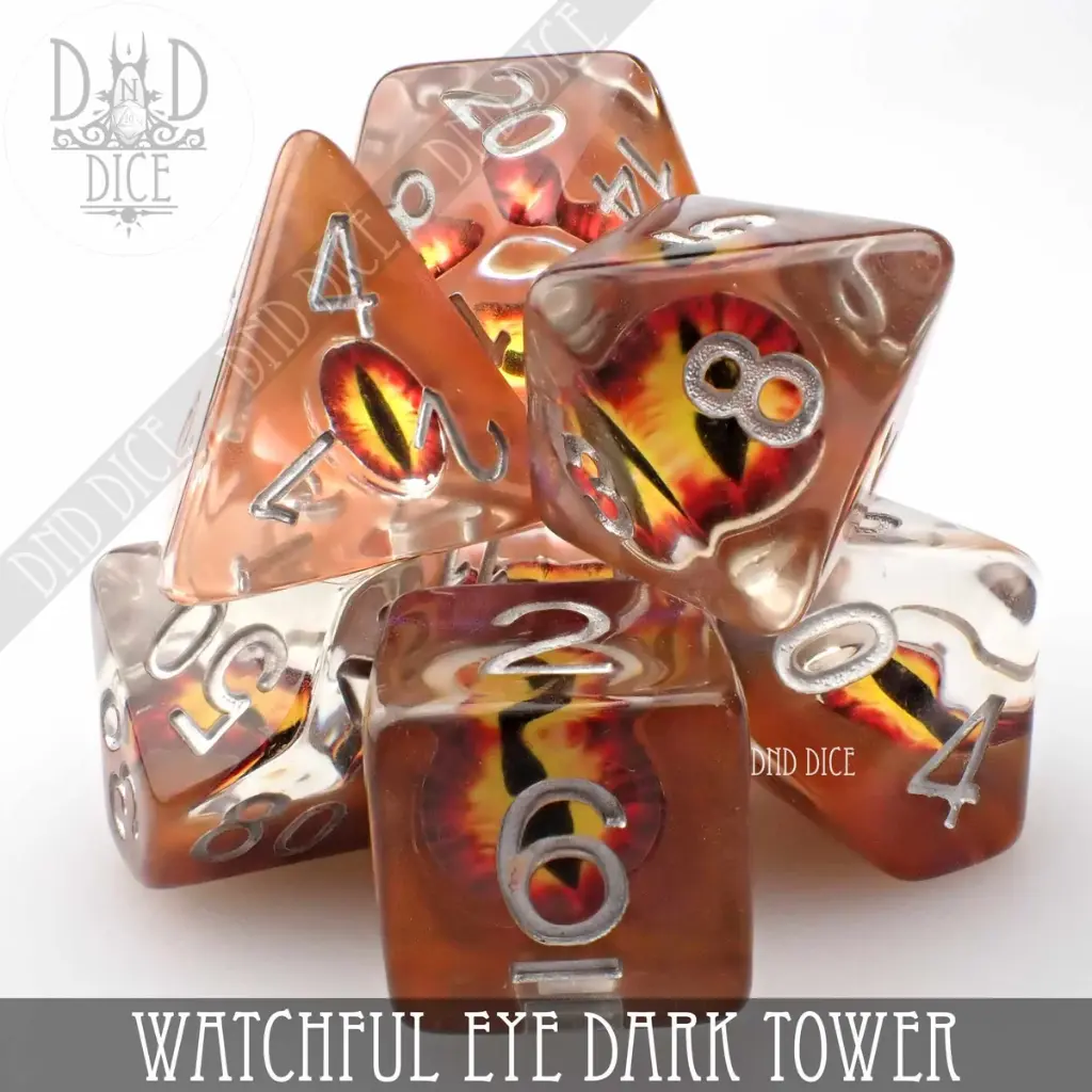 King of Crits: Watchful Eye - Dark Tower 7 Dice Set