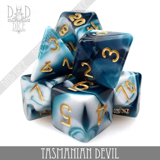 King of Crits: Tasmanian Devil 7 Dice Set