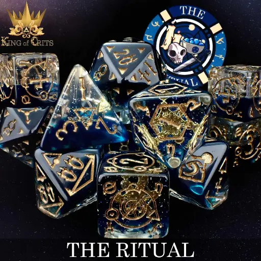King of Crits Dice: The Ritual 11 Dice Set